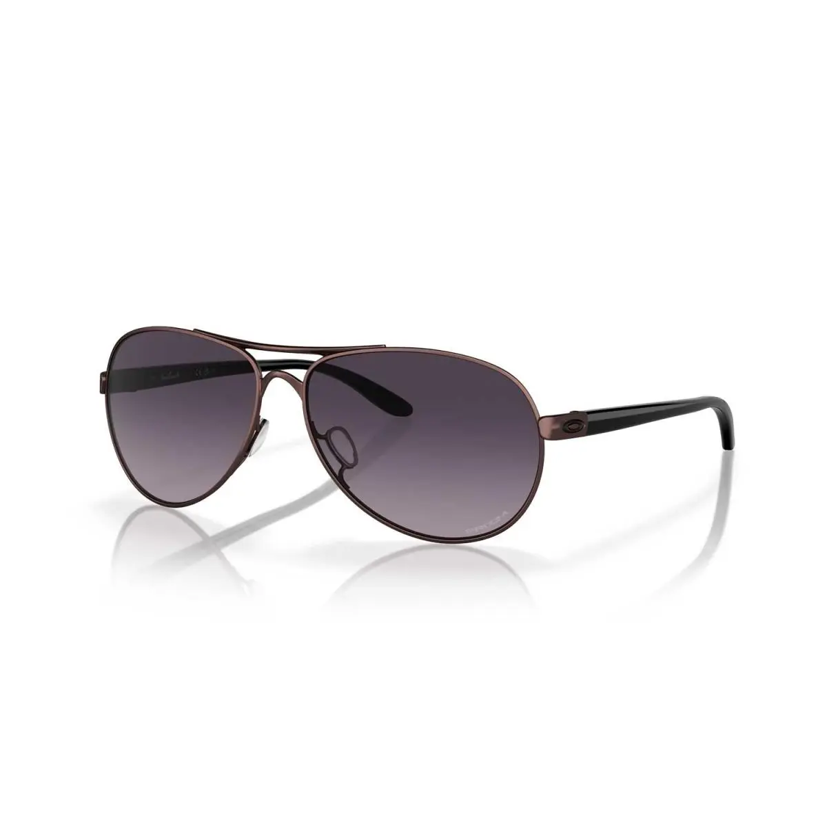 OO4079 Feedback Sunglasses - Satin Grenache - Prizm Black Gradient by Oakley