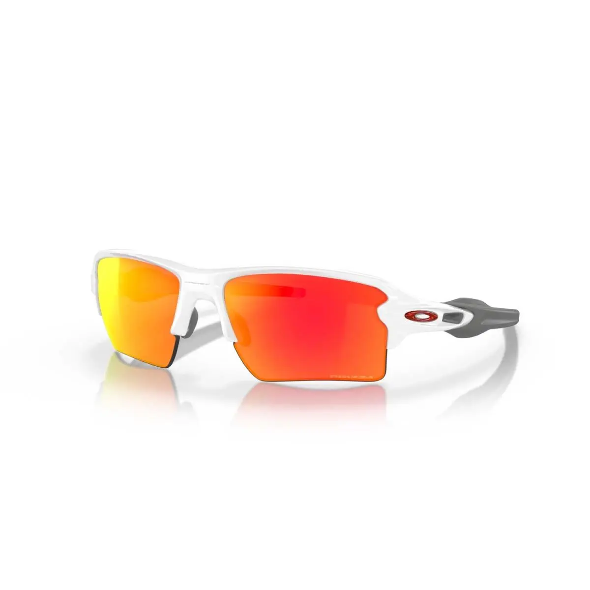 Oakley Flak 2.0 XL Sunglasses - Polished White Frame W/ Prizm Ruby Lens