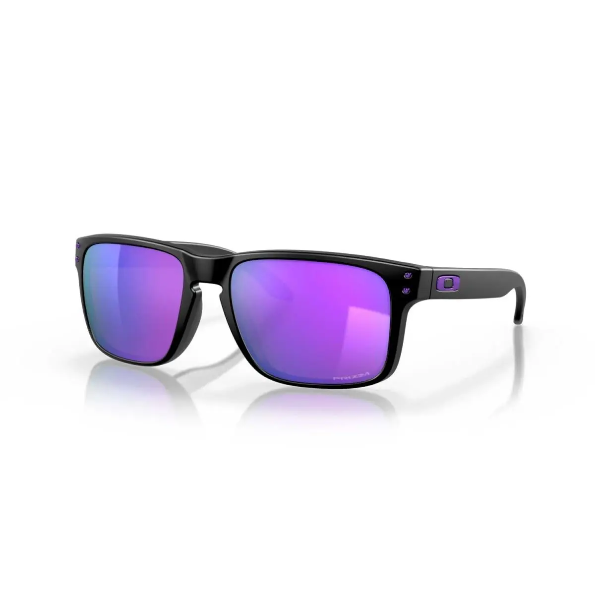 Holbrook Sunglasses - Matte Black Frame w Prizm Violet Lens by Oakley