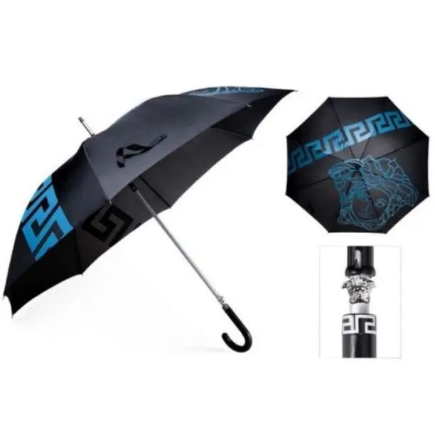 Versace Umbrella Limited Fragrance Collection 31 Large Umbrella Black/blue