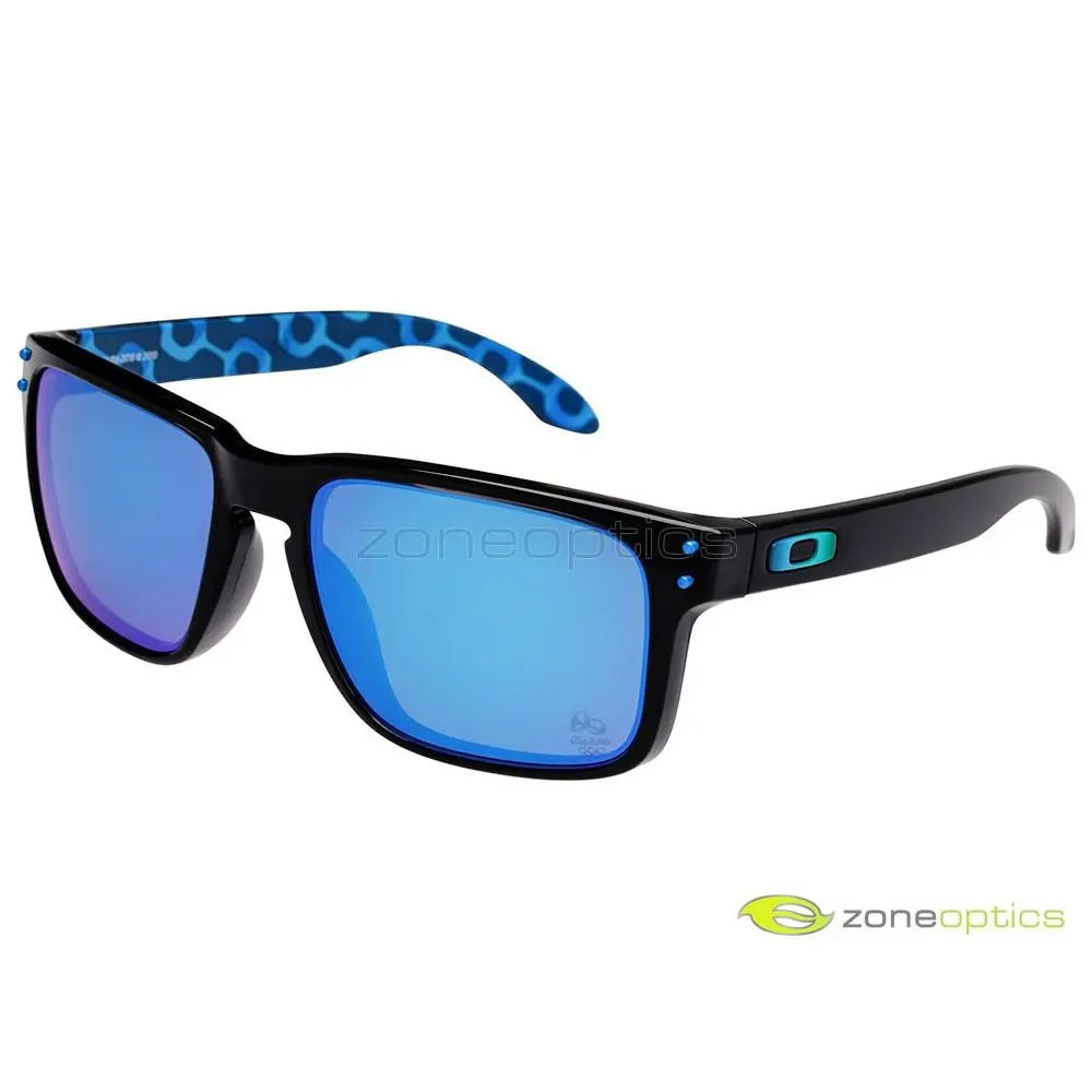 Oakley Holbrook Rio Collection Sunglasses OO9102-A8 Black Ink/sapphire Iridium