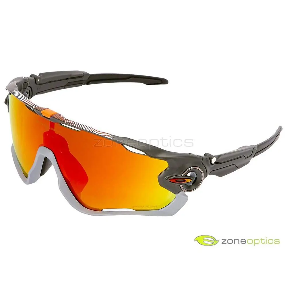 Oakley Jawbreaker Aero Flight Sunglasses OO9290-3431 Matte Carbon/prizm Ruby