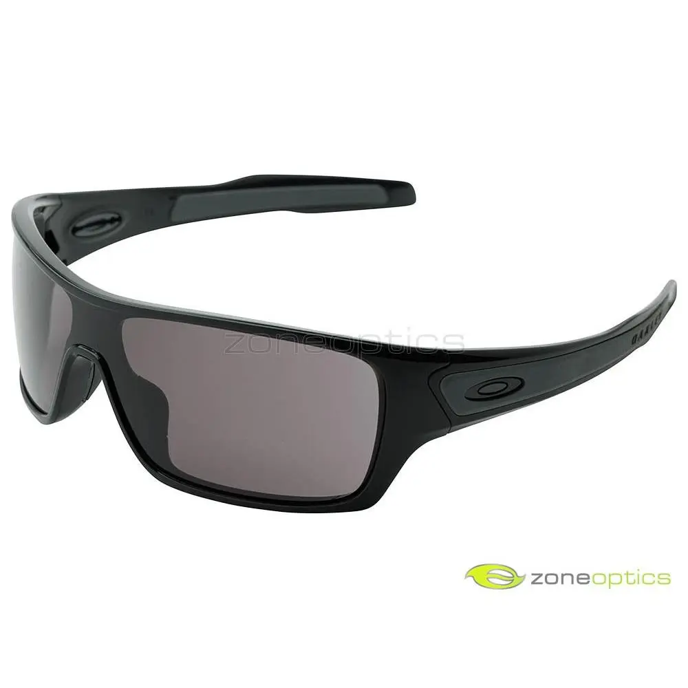 Oakley Turbine Rotor Sunglasses OO9307-01 Polished Black/warm Grey