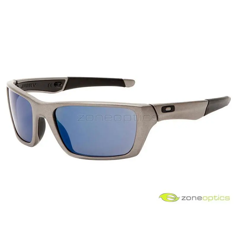 Oakley Jury Sunglasses OO4045-03 Distressed Silver/ice Iridium