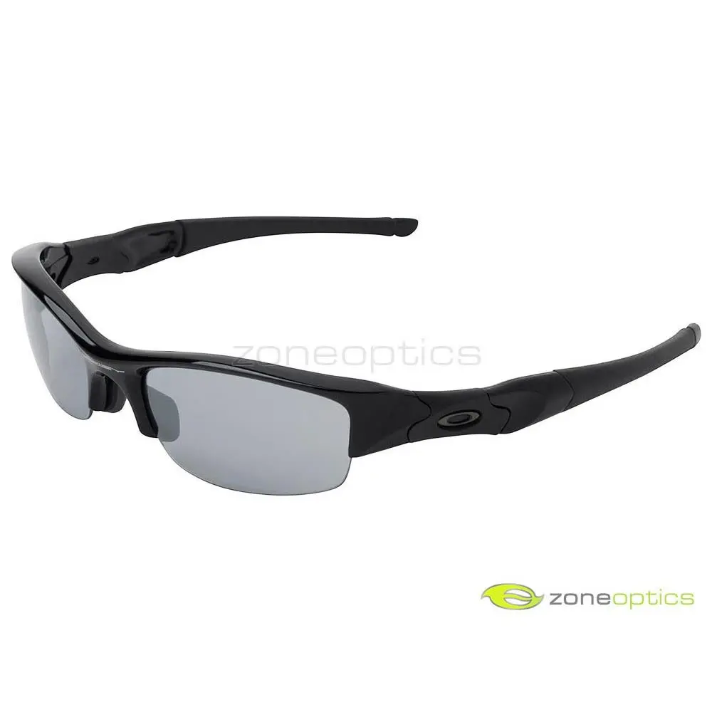 Flak Jacket Sunglasses 24-020J Jet Black/slate Iridium Asian by Oakley