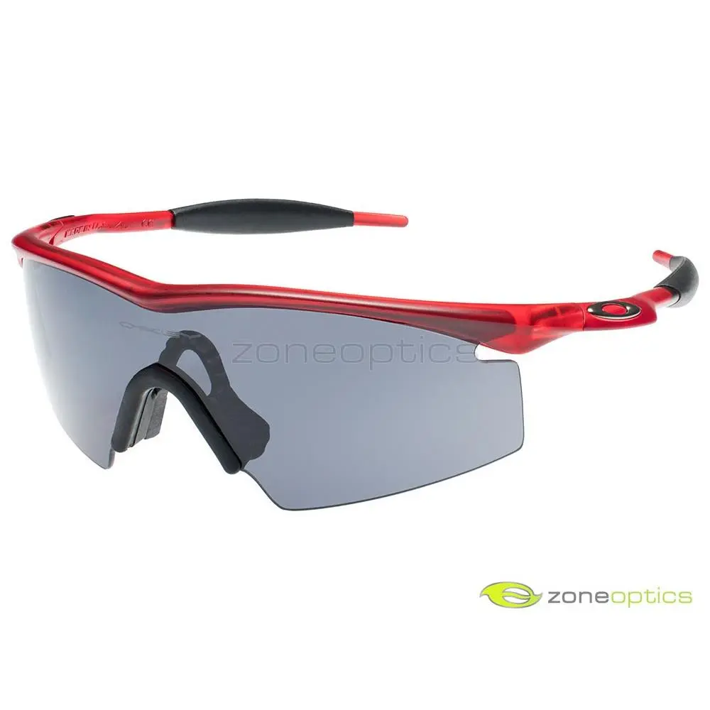 Oakley M Frame Strike Sunglasses OO9024-01 Crystal Red/grey
