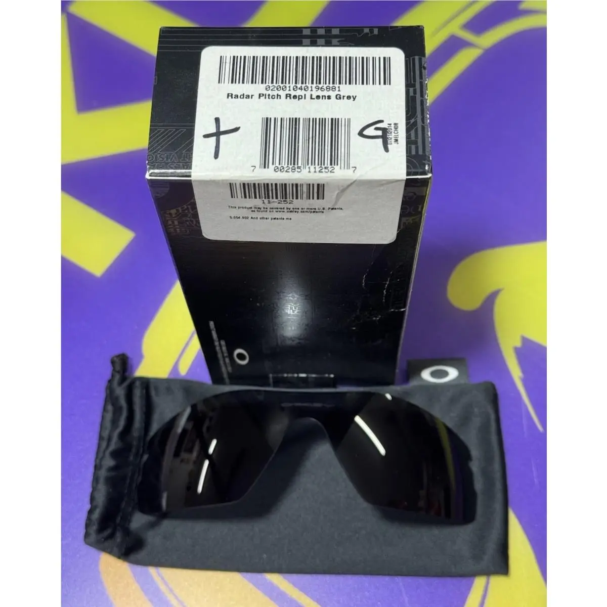 Oakley Radar Pitch Oem Grey Sunglass Sun Shooting Lens 11-252
