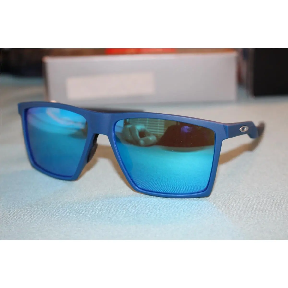Futurity Sun Satin Ocean Blue Sunglasses 9482-0357 - w Tags by Oakley