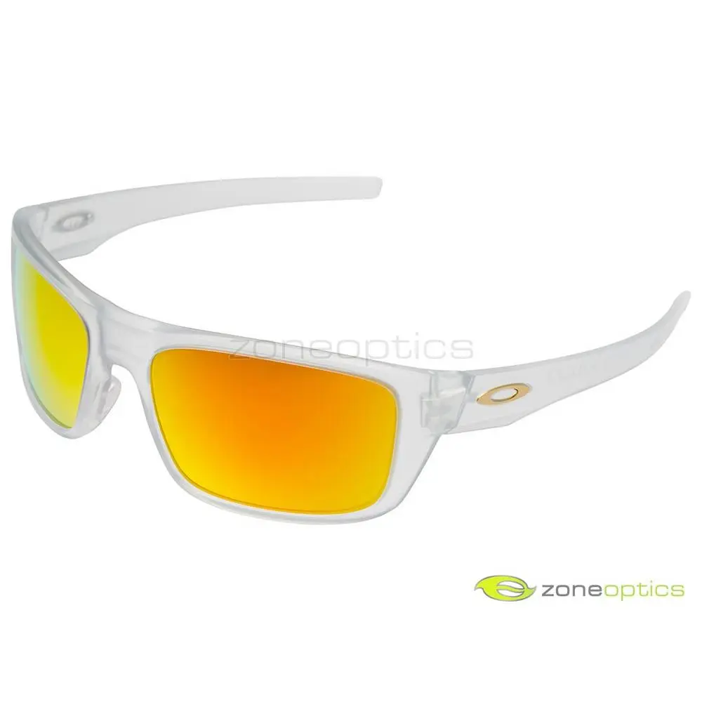 Oakley Drop Point Sunglasses OO9367-0560 Matte Clear/fire Iridium