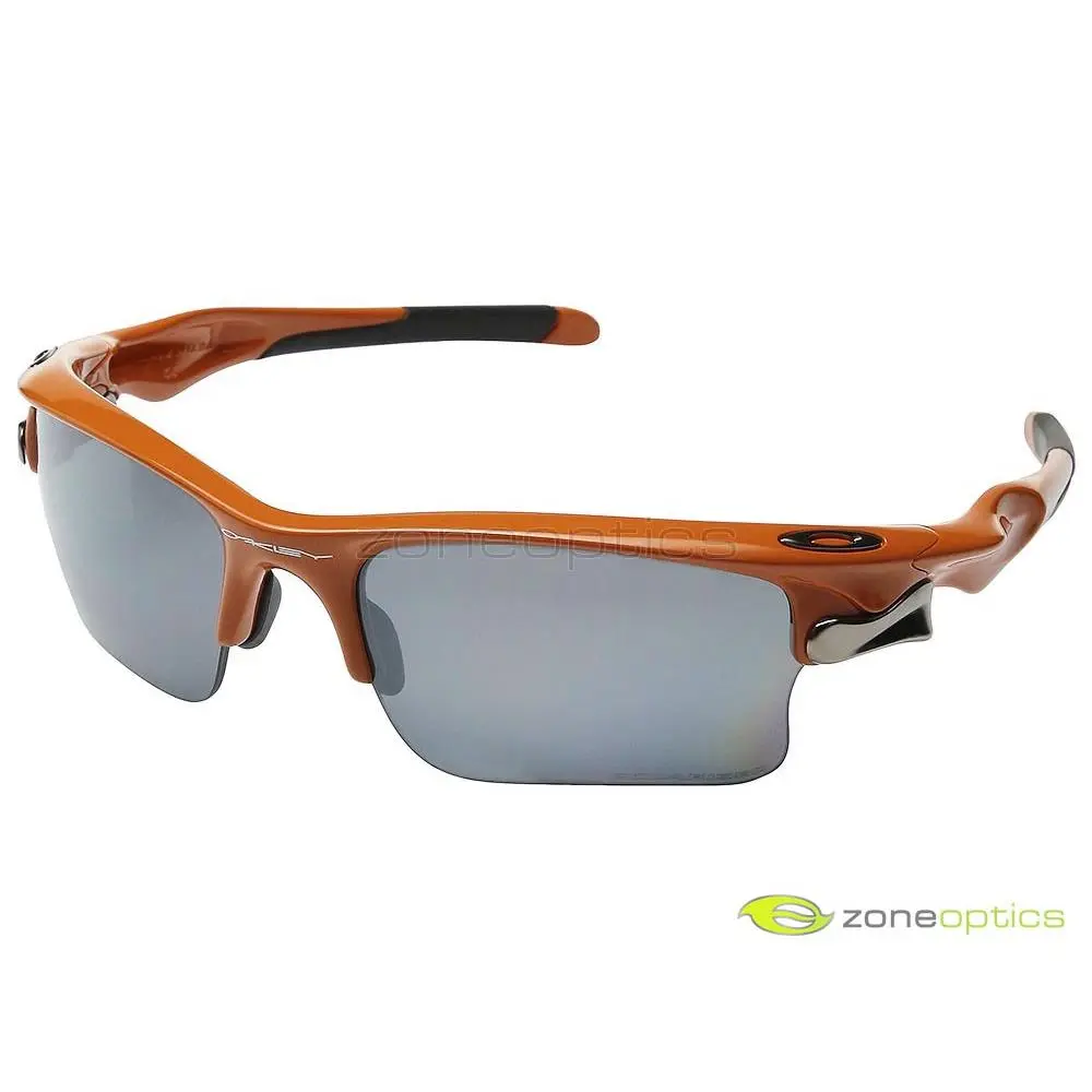 Fast Jacket XL Polarized Sunglasses OO9156-3371 Team Burnt Orange/black by Oakley