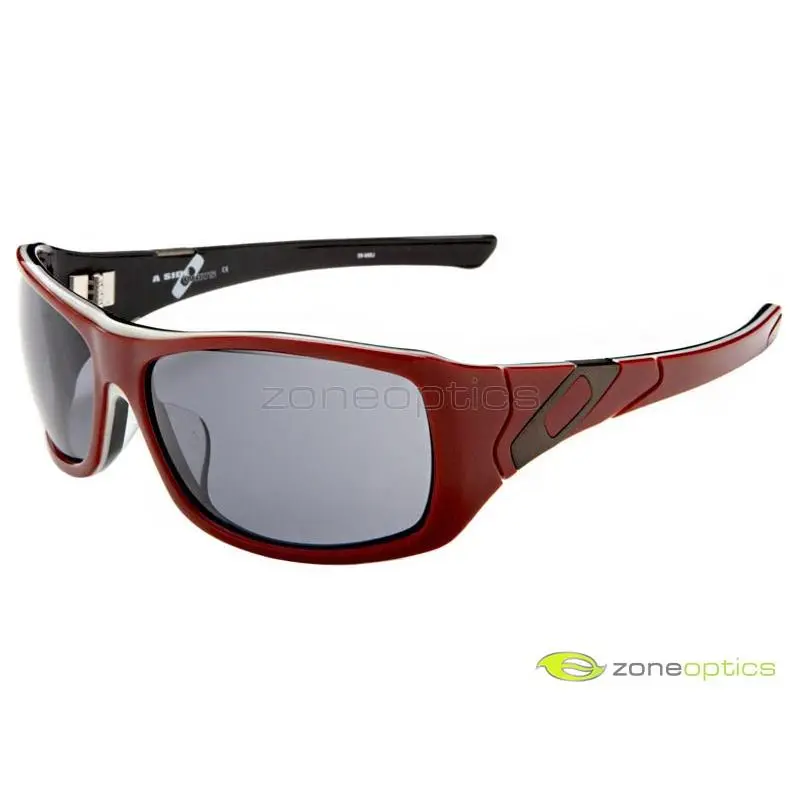 Oakley Sideways Sunglasses 30-751 Brick Red/grey