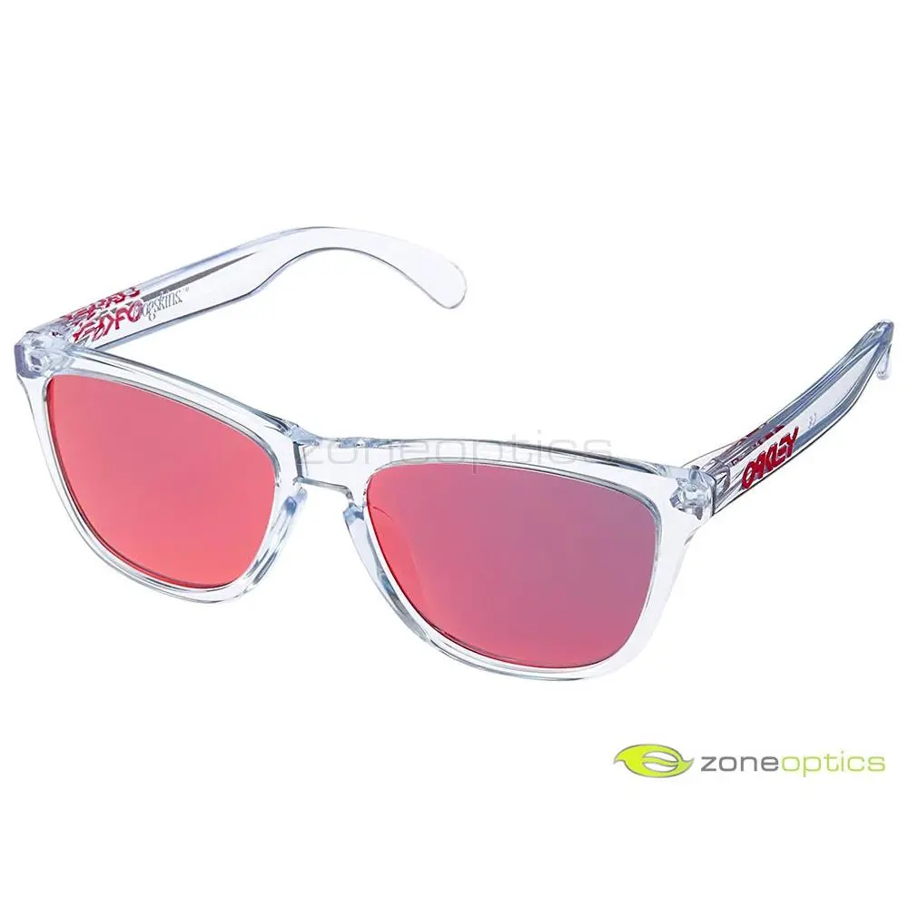 Oakley Frogskins Sunglasses OO9013-A5 Crystal Clear/torch Iridium
