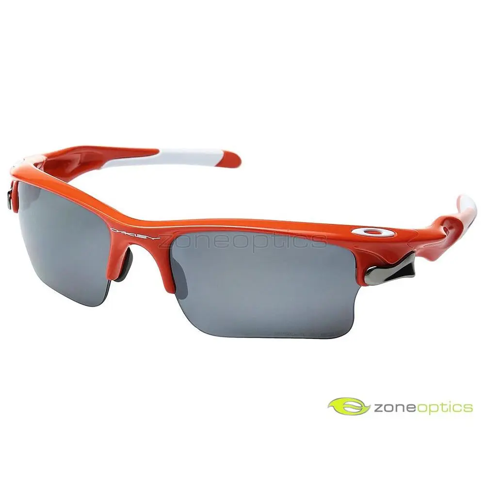 Oakley Fast Jacket XL Polarized Sunglasses OO9156-4171 Team Orange/black Iridium