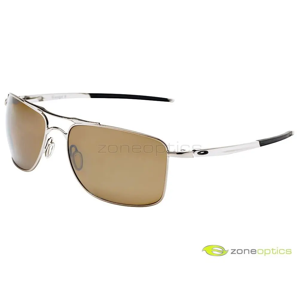 Oakley Gauge 8 L Polarized Sunglasses OO4124-0562 Chrome/tungsten Iridium