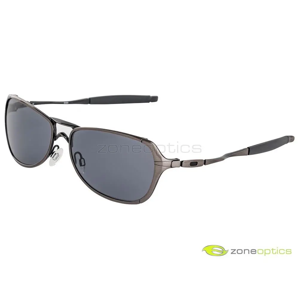 Oakley Felon Sunglasses 05-623 Brushed Chrome/matte Black/grey