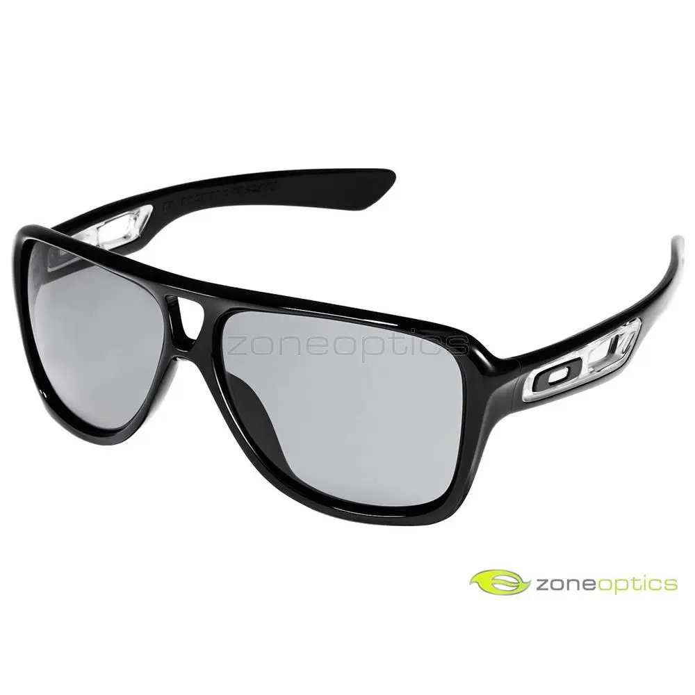 Oakley Dispatch II Sunglasses OO9150-32 Polished Black/clear Ins/grey