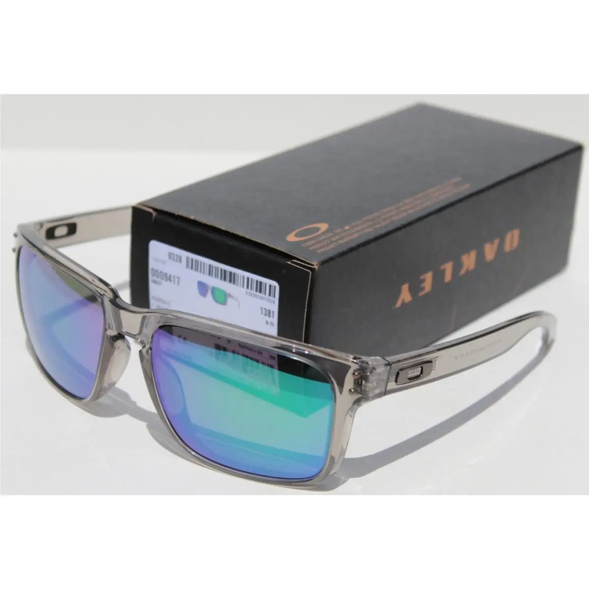 Oakley Holbrook XL Polarized Sunglasses Grey Ink/prizm Jade OO9417-33