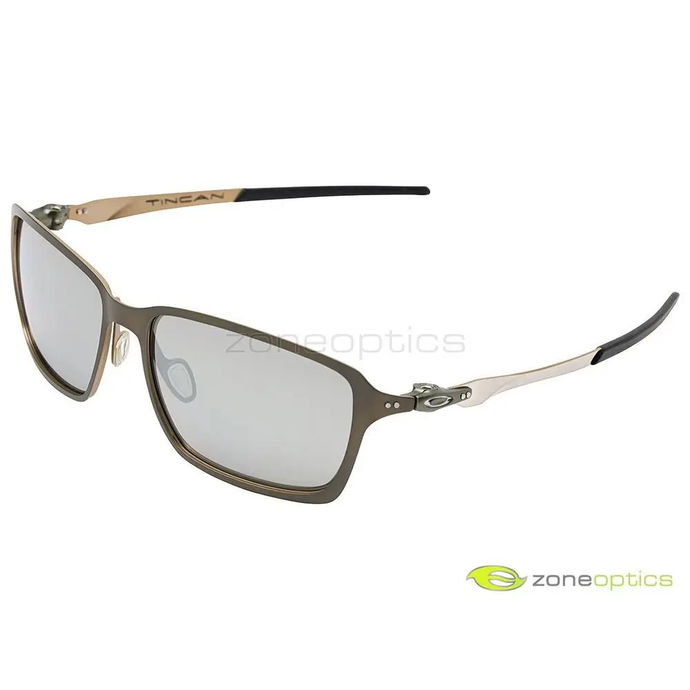 Oakley Tincan Polarized Sunglasses OO4082-07 Carbon/chrome Iridium