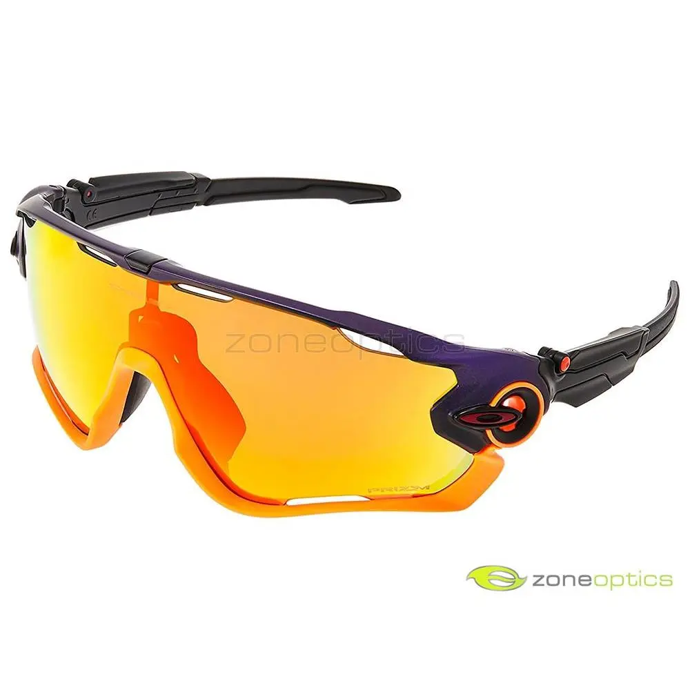 Oakley Jawbreaker Neon Pop Sunglasses OO9290-3031 Purple Pop Fade/prizm Ruby - Frame: Purple Pop Fade, Lens: Prizm Ruby