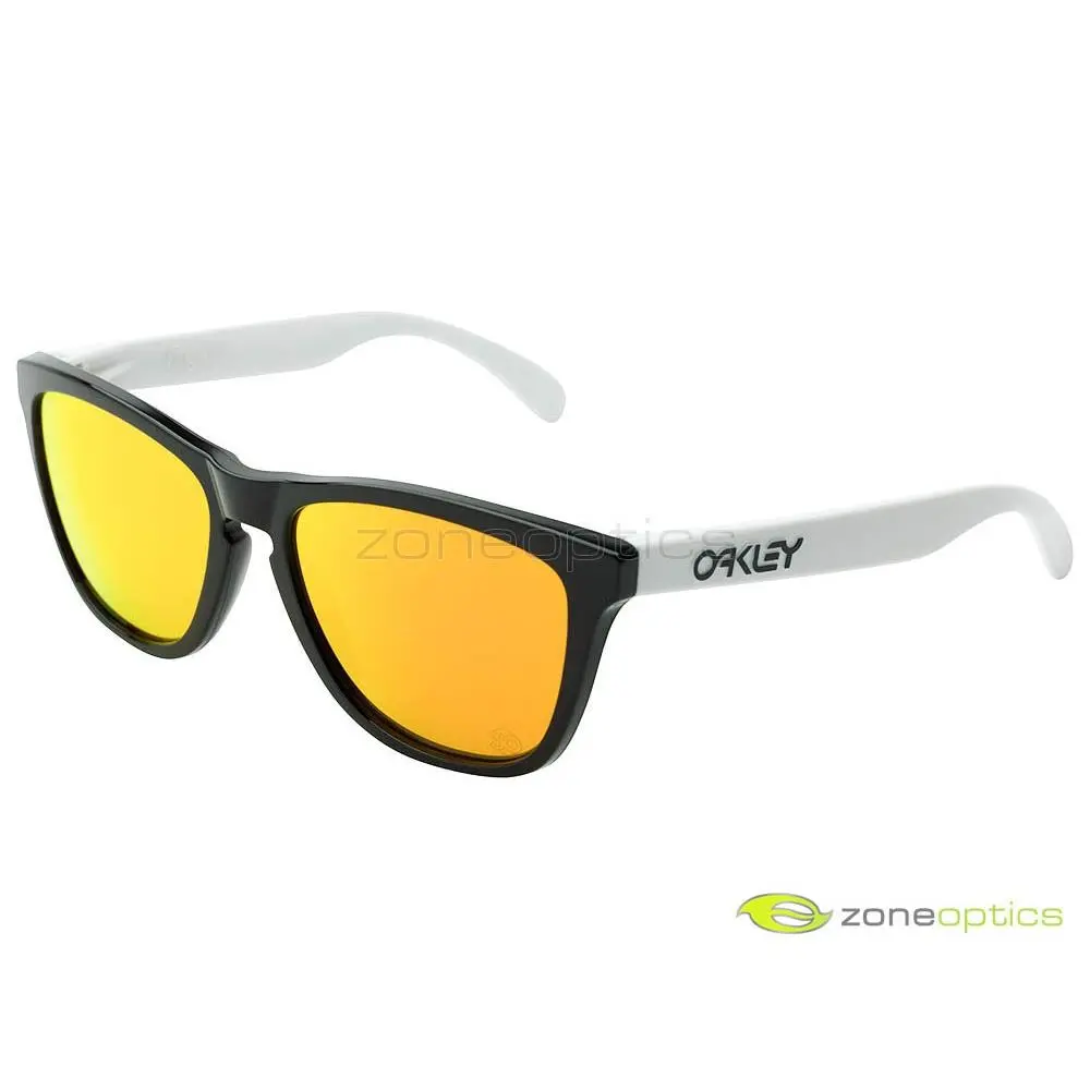 Frogskins Heritage Collection Sunglasses 24-418 Black/fire Iridium by Oakley