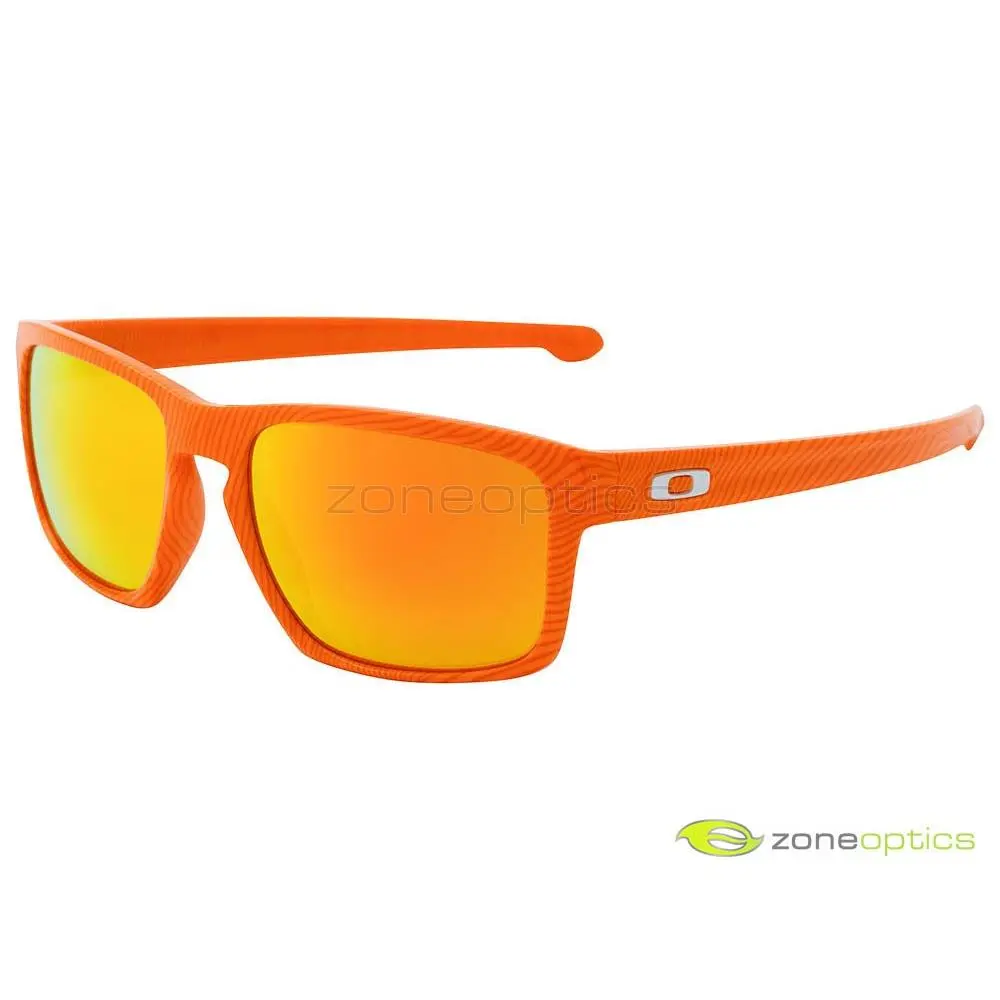 Oakley Sliver Sunglasses OO9262-16 Fingerprint Atomic Orange/fire Iridium