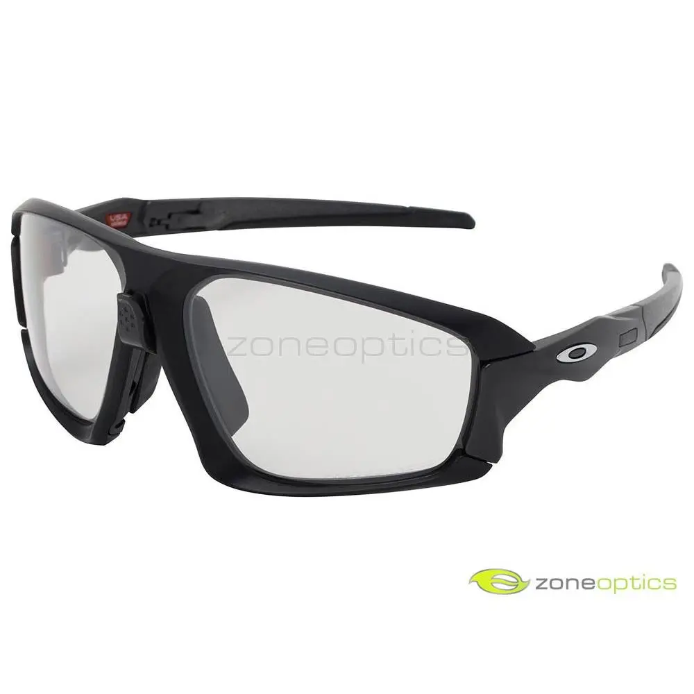 Oakley Field Jacket Photochromic Sunglasses OO9402-0664 Matte Black/clear Black