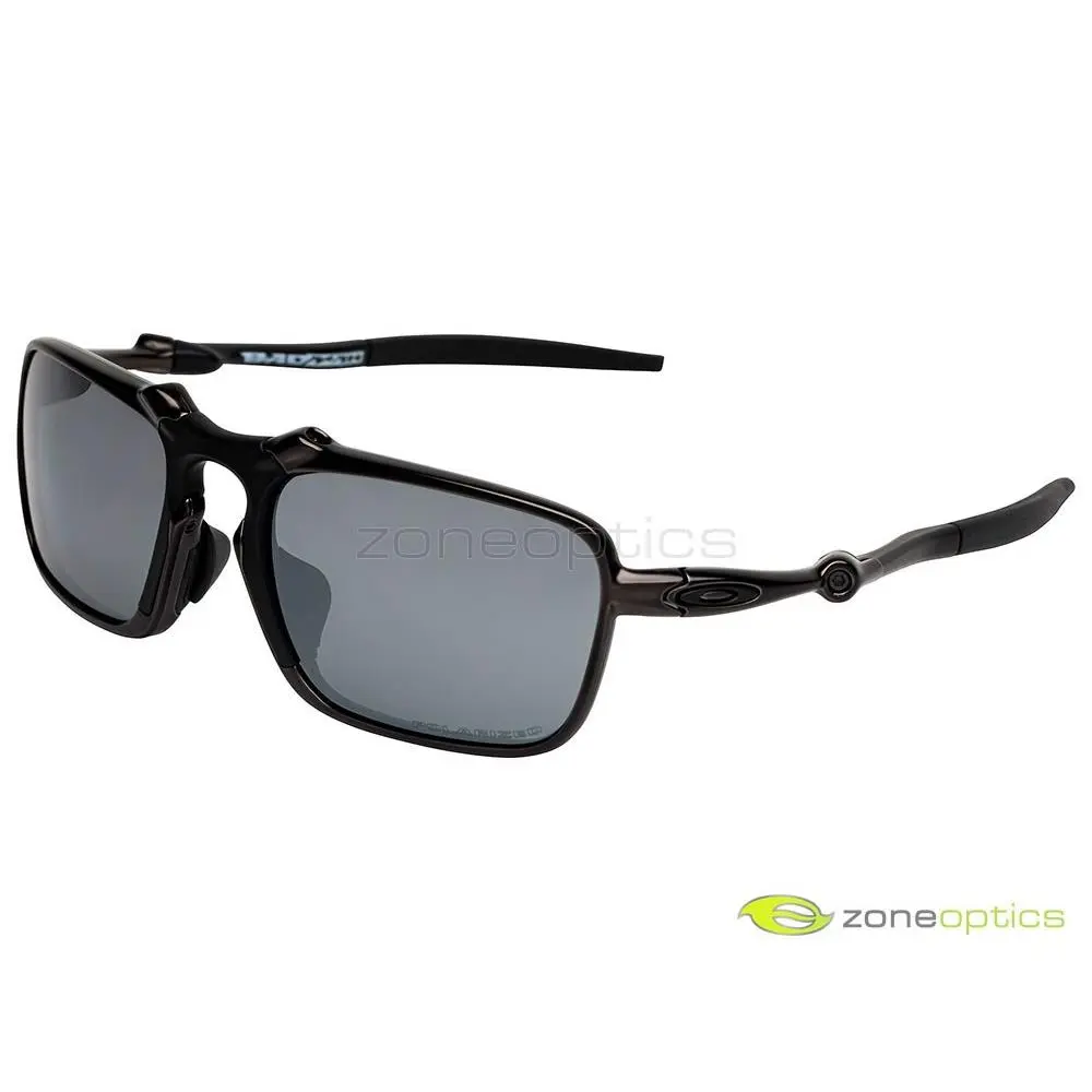 Oakley Badman Polarized Sunglasses OO6035-01 X Metal Carbon/black Iridium Asian