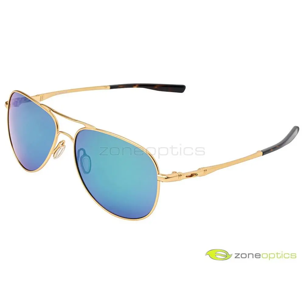 Oakley Elmont M Sunglasses OO4119-0358 Satin Gold/jade Iridium