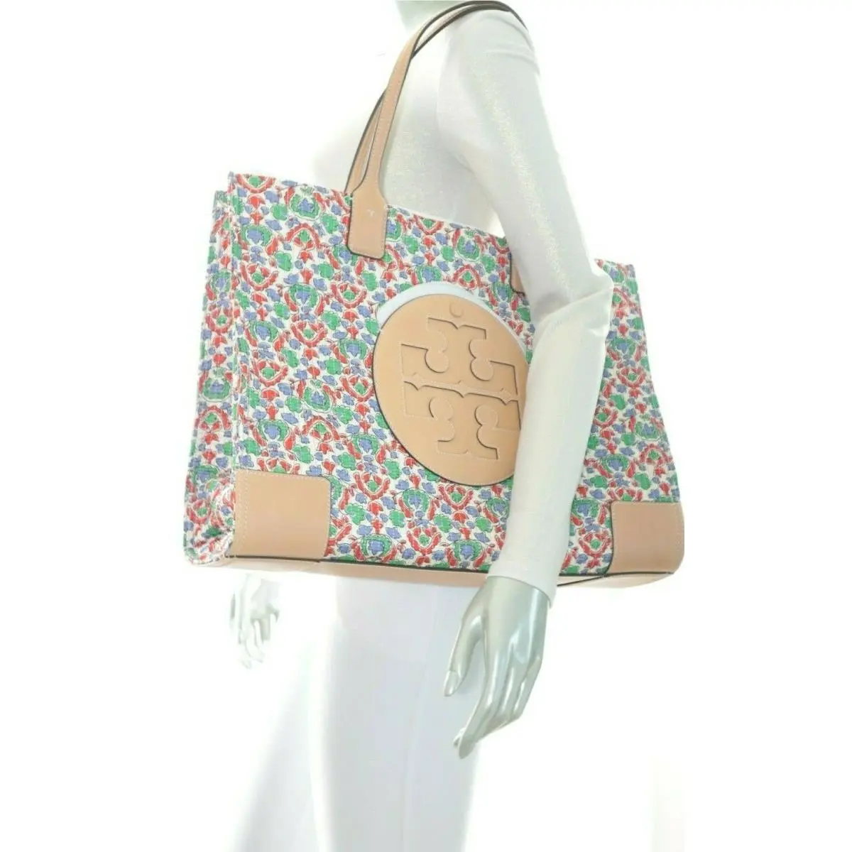 Tory Burch Ella Floral Quilted Tote Bag Legacy Paisley