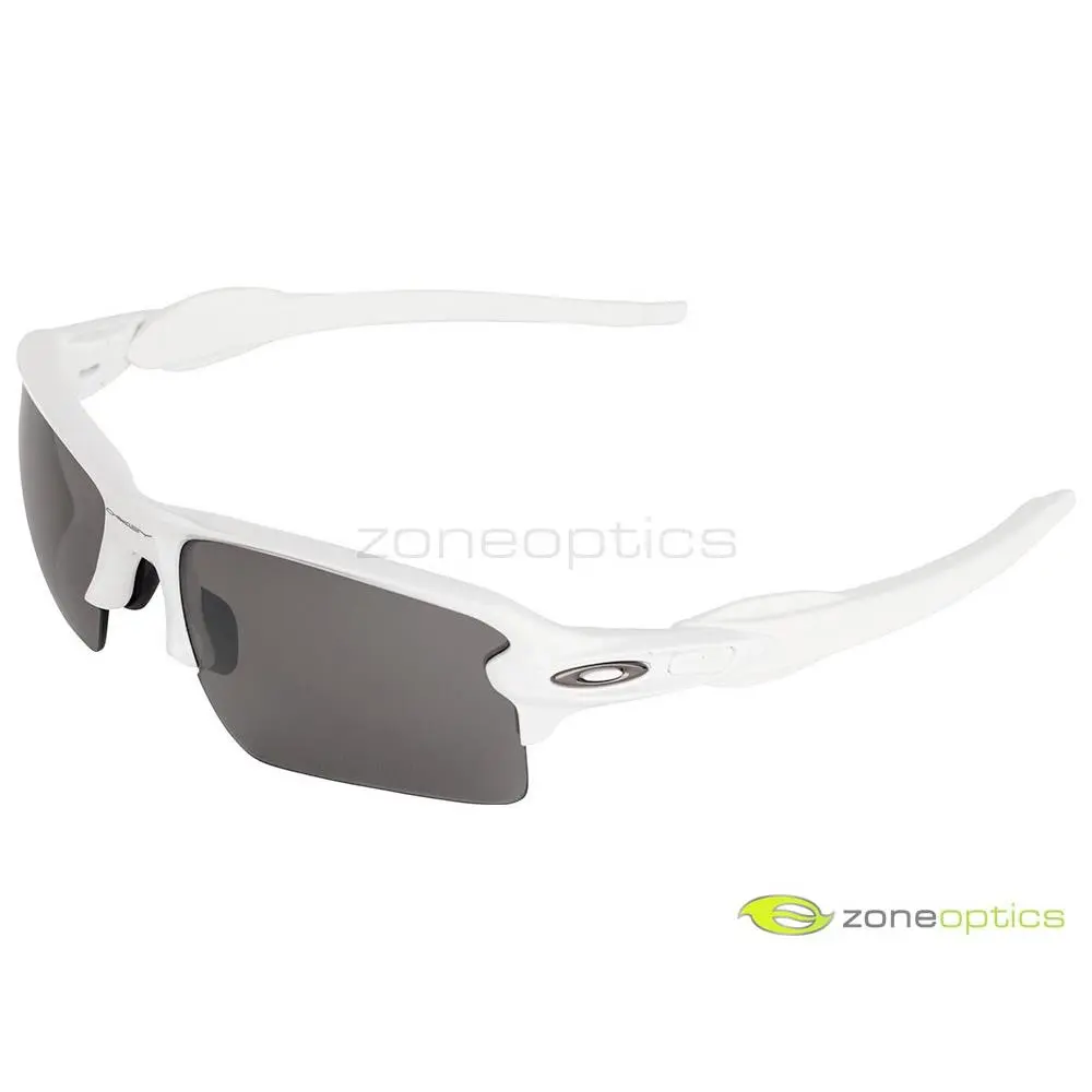 Oakley Flak 2.0 XL Polarized Sunglasses OO9188-7659 Polished White/prizm Black