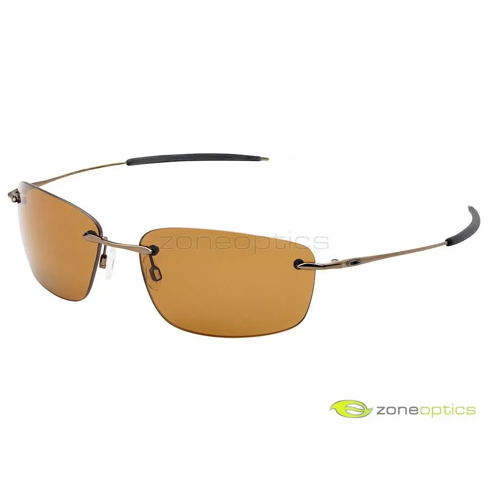 Oakley Nanowire 1.0 Polarized Sunglasses 30-754 Brown Chrome/bronze no Etching