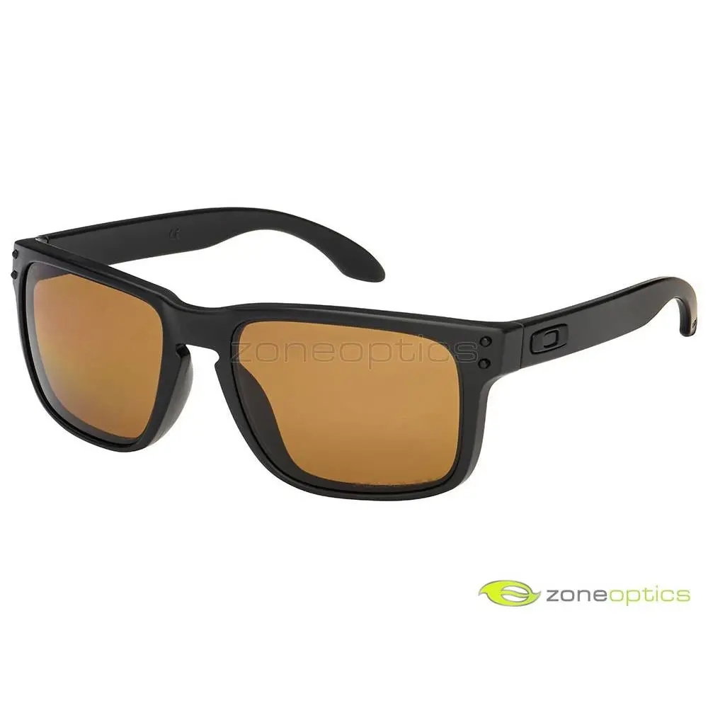 Holbrook Polarized Sunglasses OO9102-98 Matte Black/bronze by Oakley