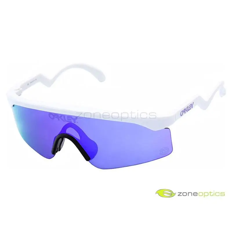 Oakley Razor Blades Heritage Sunglasses OO9140-15 White/violet Iridium