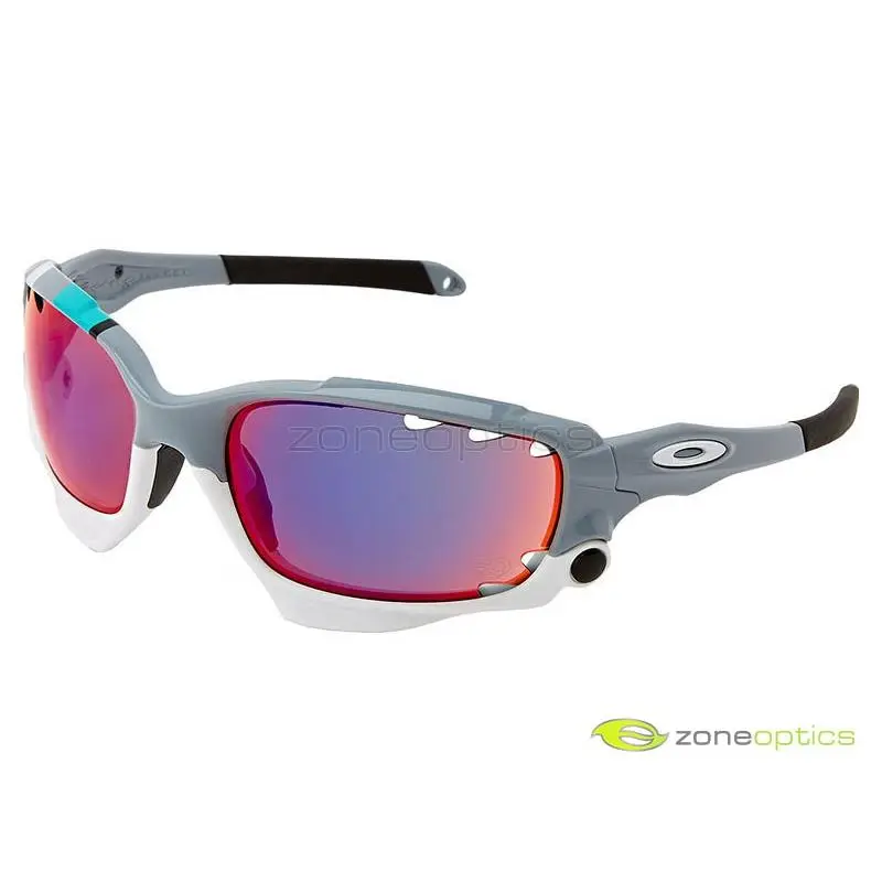 Oakley Racing Jacket 30 Years Sport Sunglasses OO9171-23 Fog/+red Iridium Black