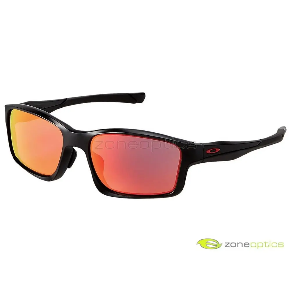 Oakley Chainlink Sunglasses OO9247-11 Matte Black/ruby Iridium
