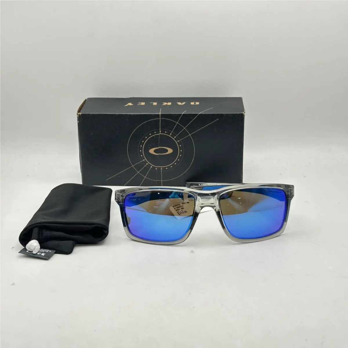 Oakley Mens Mainlink Square Prizm Mirror Sunglasses OO9264 Grey Ink/sapphire