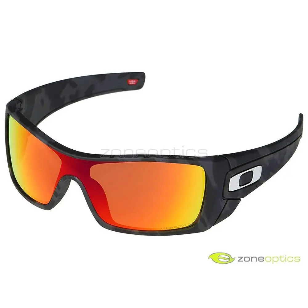 Oakley Batwolf Polarized Sunglasses OO9101-6227 Matte Black Camo/prizm Ruby