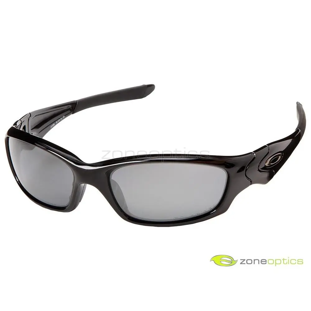 Straight Jacket Polarized Sunglasses 12-935 Polished Black/black Iridium by Oakley