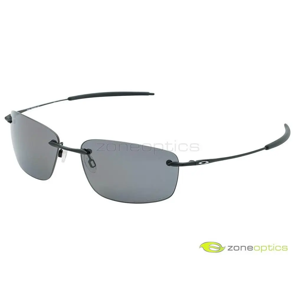 Oakley Nanowire 1.0 Polarized Sunglasses 30-755 Matte Black/grey