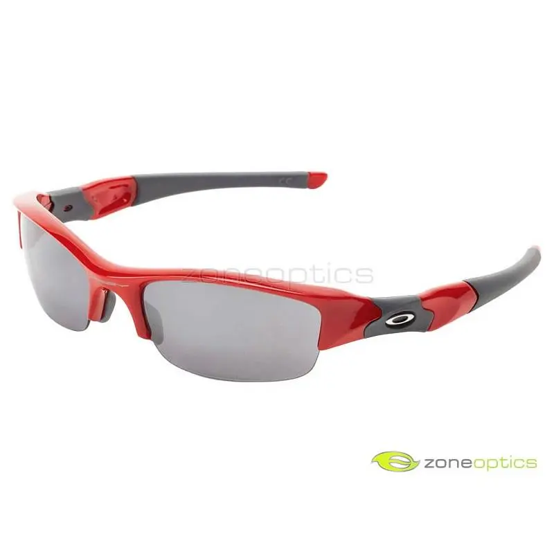 Oakley Flak Jacket Sunglasses 03-906J Infrared/black Iridium Asian