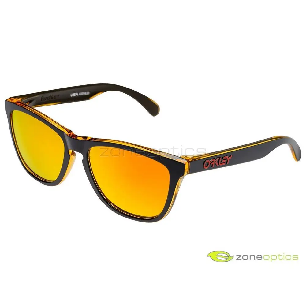 Frogskins Sunglasses OO9013-D955 Matte Black/trans Yellow/fire Iridium by Oakley
