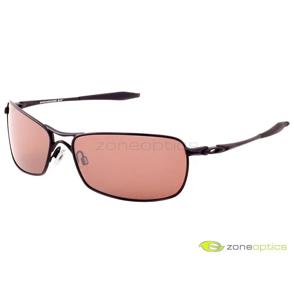 Oakley Crosshair 2.0 Polarized Sunglasses OO4044-19 Black/VR28 Black Iridium