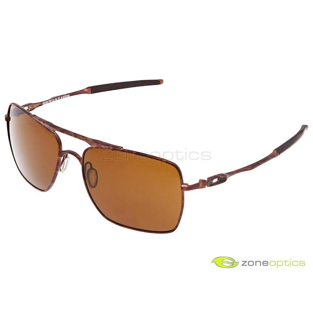 Oakley Deviation Sunglasses OO4061-08 Brown Camo/dark Bronze