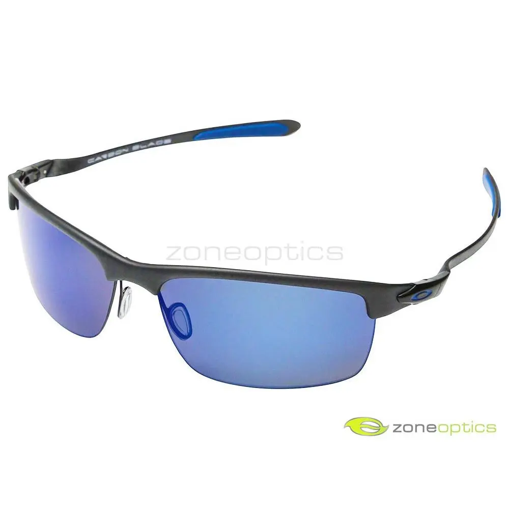 Carbon Blade Polarized Sunglasses OO9174-05 Matte Carbon/ice Iridium by Oakley