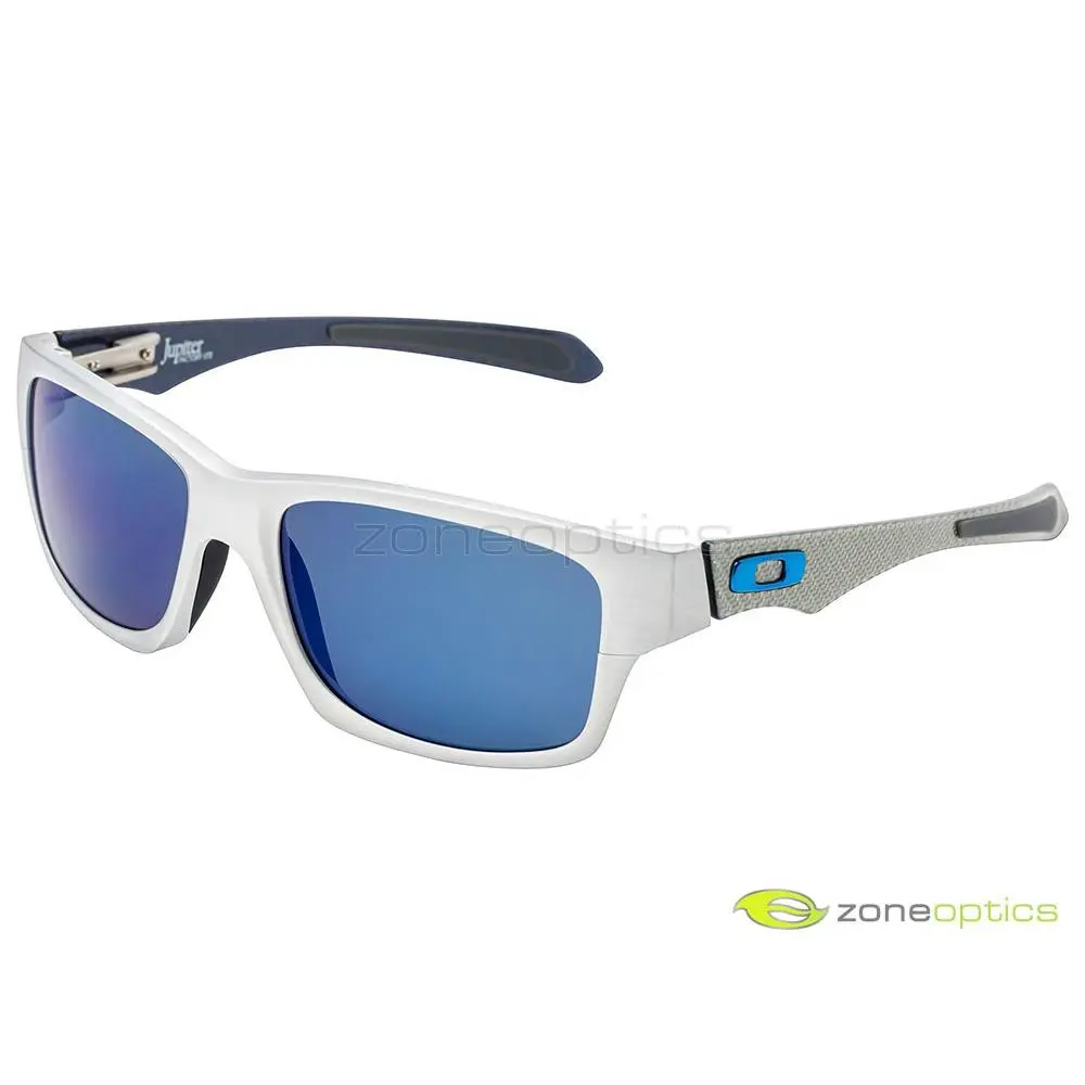 Oakley Jupiter Factory Lite Polarized Sunglasses OO4066-04 Brushed Aluminum/ice