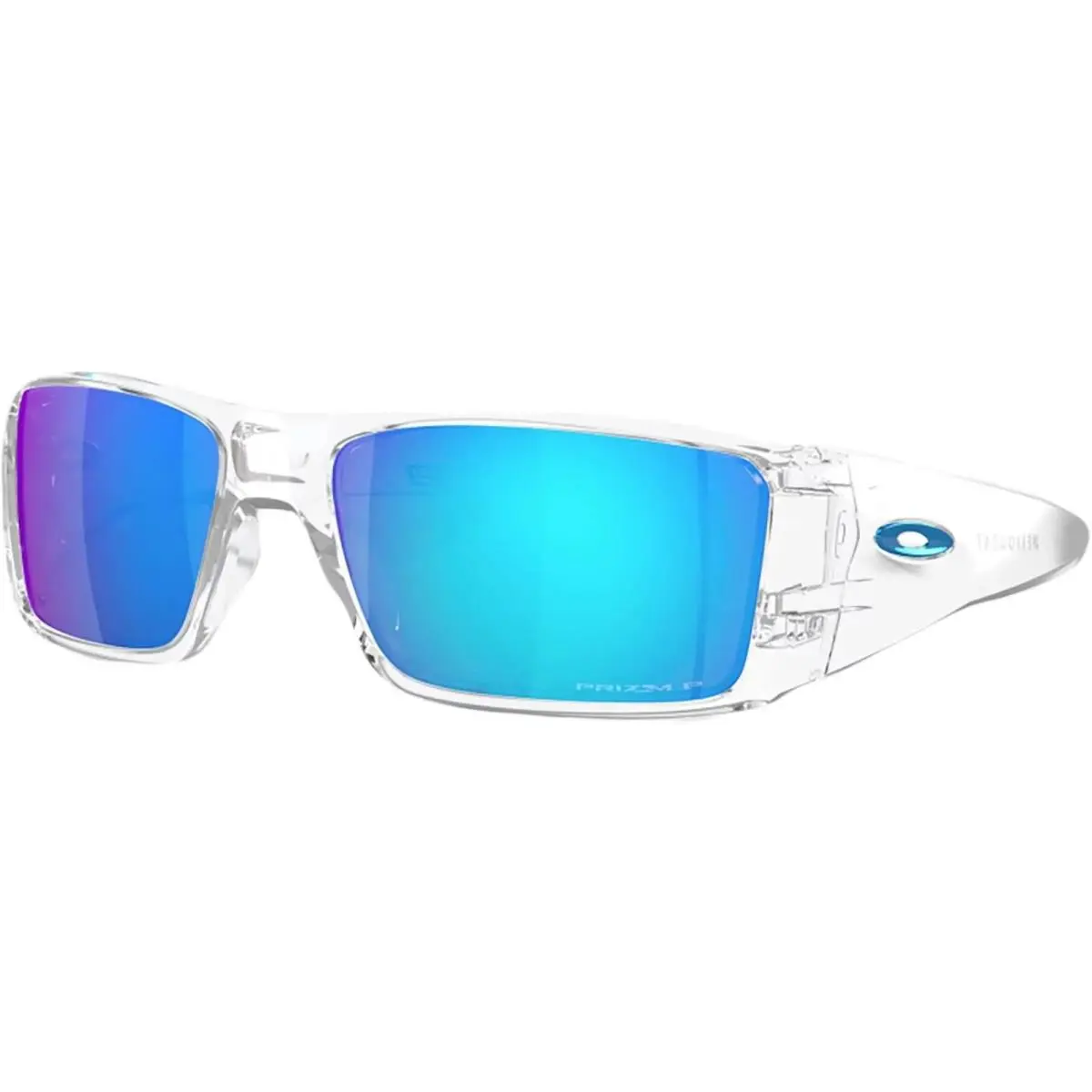 Oakley Adult Heliostat Polarized Clear/prizm Sapphire One Size Sunglasses