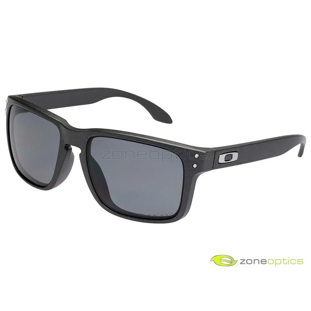 Oakley Holbrook Polarized Sunglasses OO9244-12 Matte Steel/grey Asian