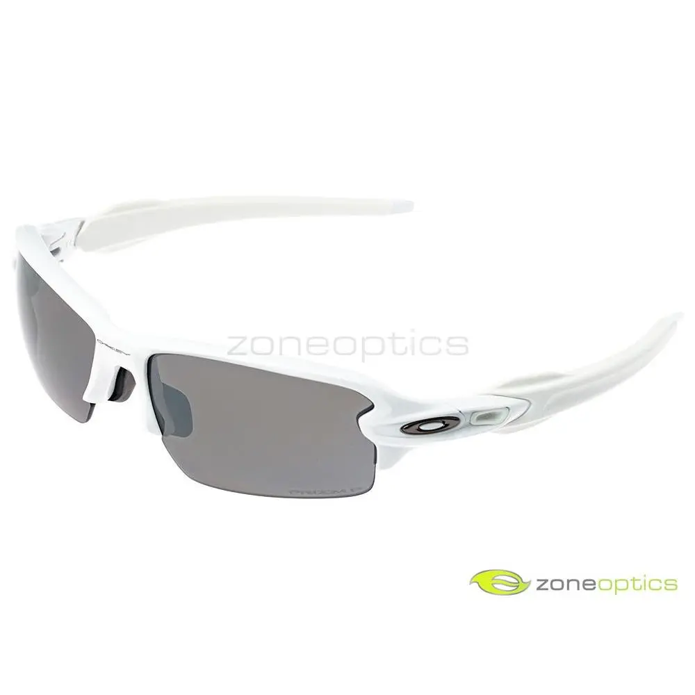 Flak 2.0 Polarized Sunglasses OO9271-2461 White/prizm Black Asian by Oakley