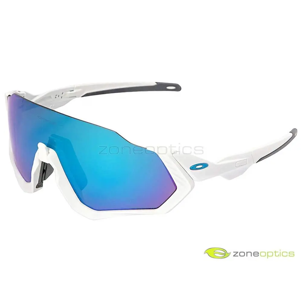 Oakley Flight Jacket Sunglasses OO9401-0237 Polished White/prizm Sapphire