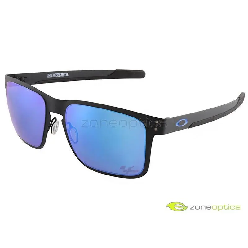 Oakley Holbrook Metal Motogp Sunglasses OO4123-1055 Matte Black/prizm Sapphire